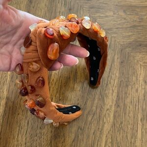 Lele Sadoughi Healing Stones Carnelian Headband OS One Size